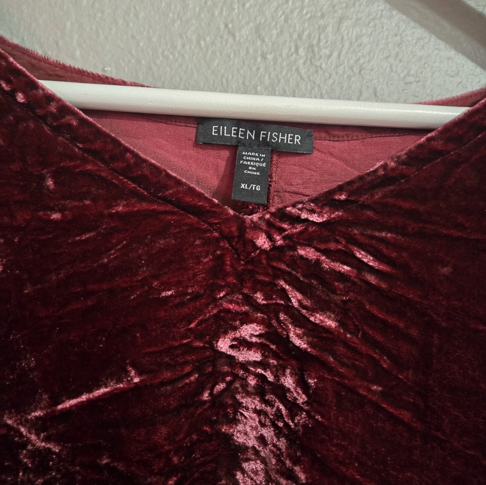 Eileen Fisher Silk Blend Dolman Sleeve Top Size XL - Picture 14 of 16